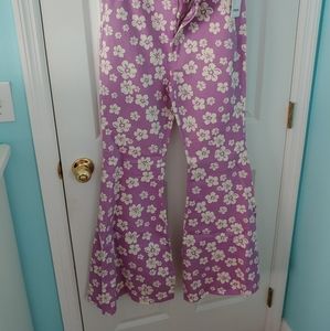 Free People flared pants,size 31,lavender purple